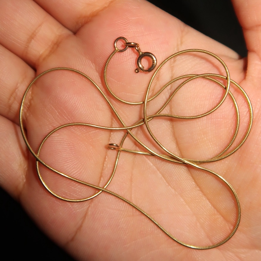 9k gold snake chain